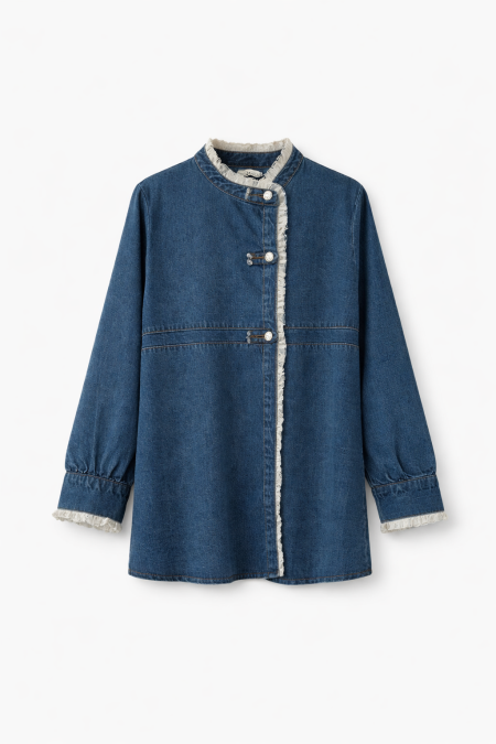 قميص جينز دنتيل