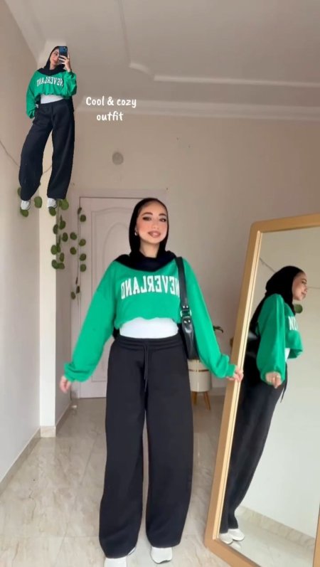 بنطلون فوتر طويل مبطن