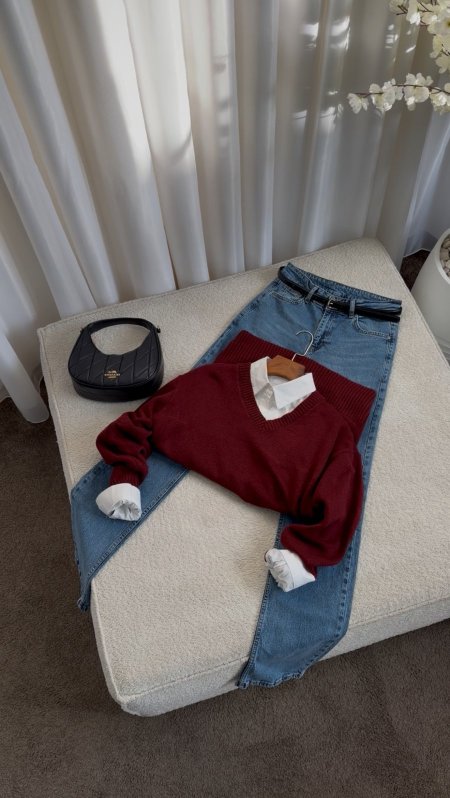 تنسيقة بلوز زارا +قميص+بنطلون