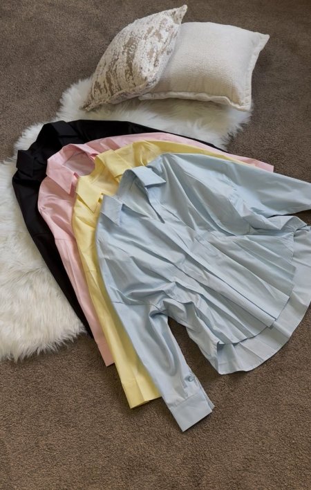 قميص زارا بكسرات