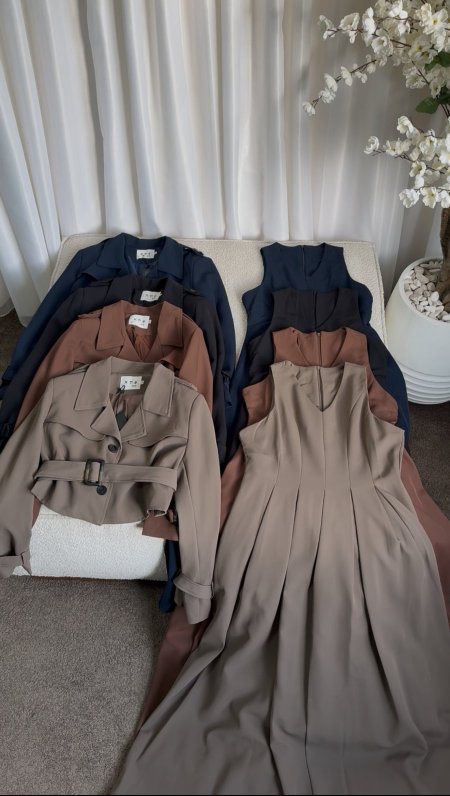 فستان كوري قطعتين