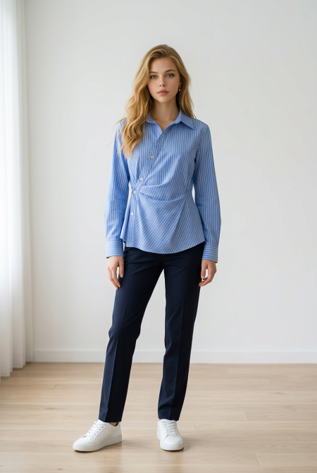 قميص كسرة بزرار