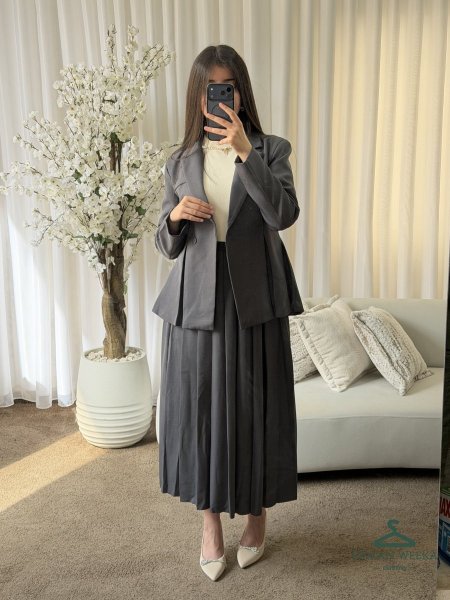 طقم تنورة فرنسي