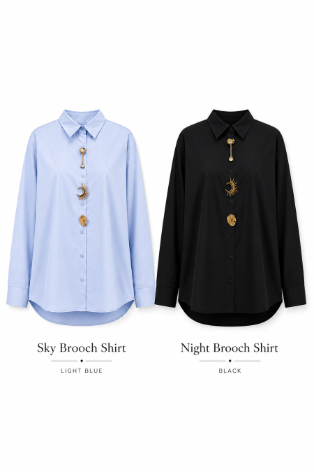 Golden Brooch Shirt