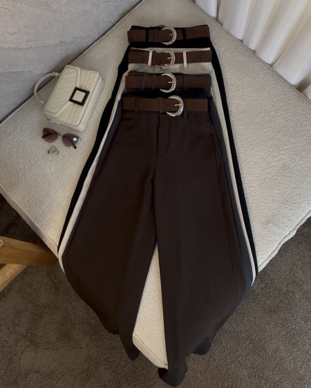 بنطلون كوري خامة خريفية