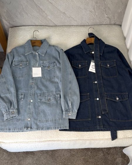 جاكيت جينز طول وسط